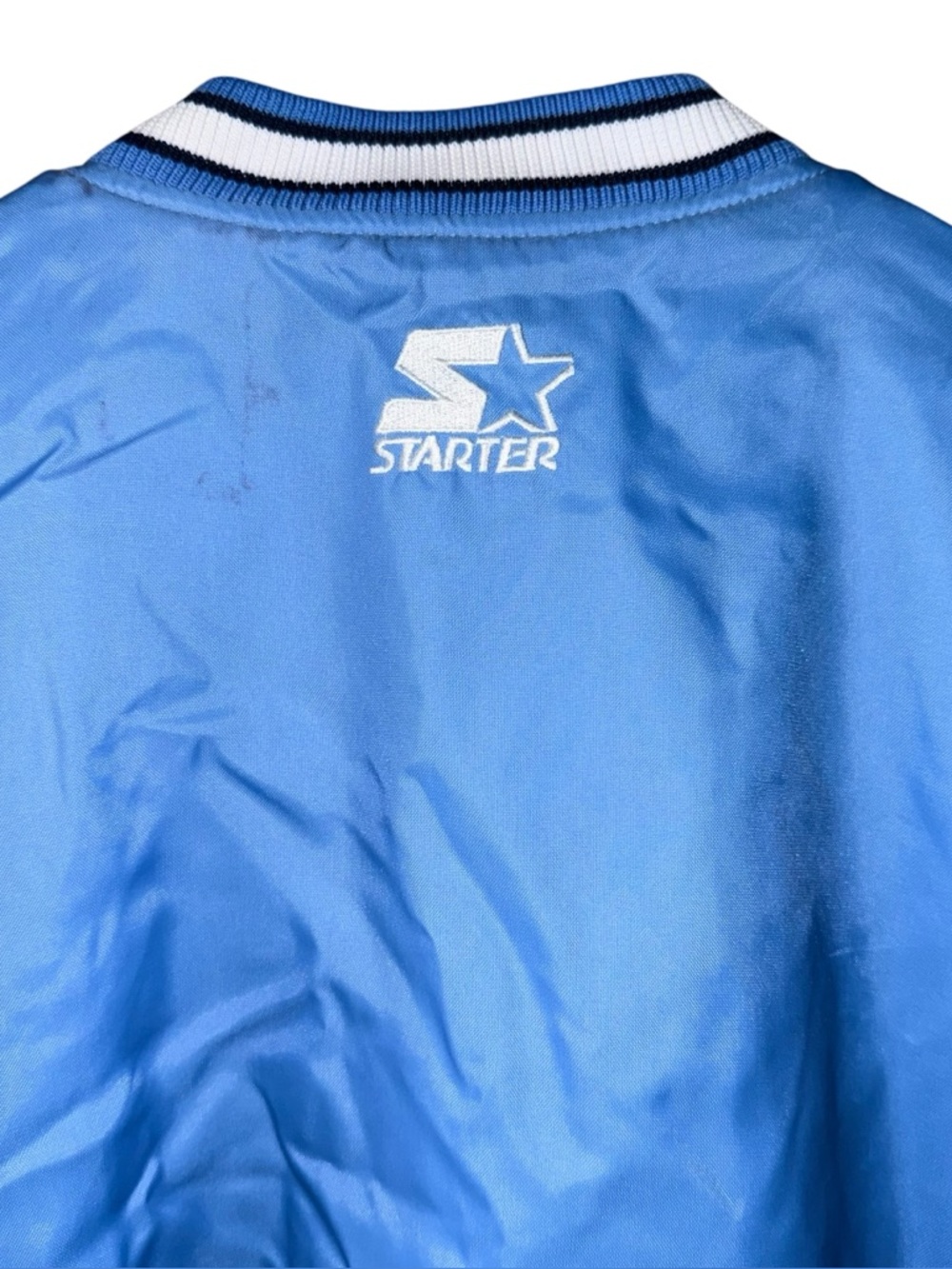 Vintage 90s Starter University Of North Carolina Tar Heels Windbreaker Jacket M - Picture 14 of 16